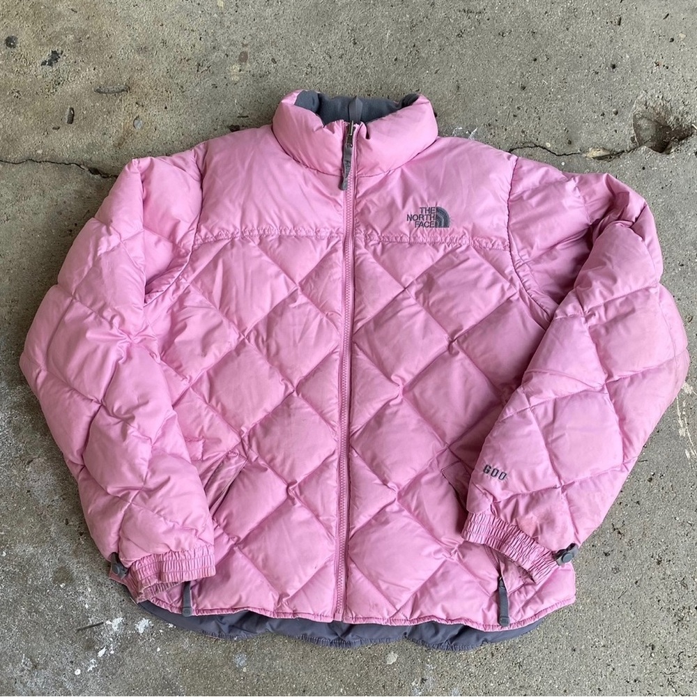 North Face Pink Puffer Jacket